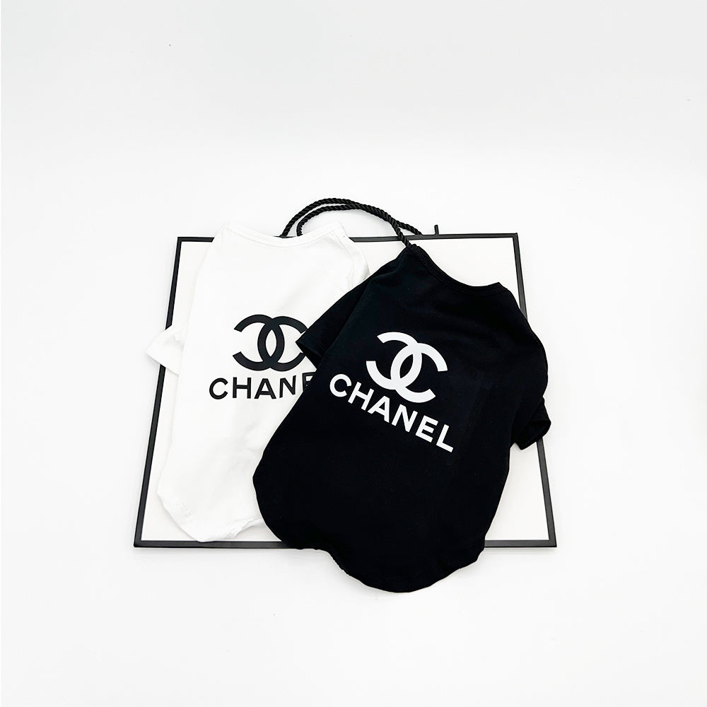 002 Little Chanel-Style Dog T-Shirt – Pet luxury